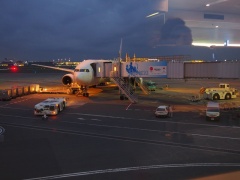 羽田空港にて