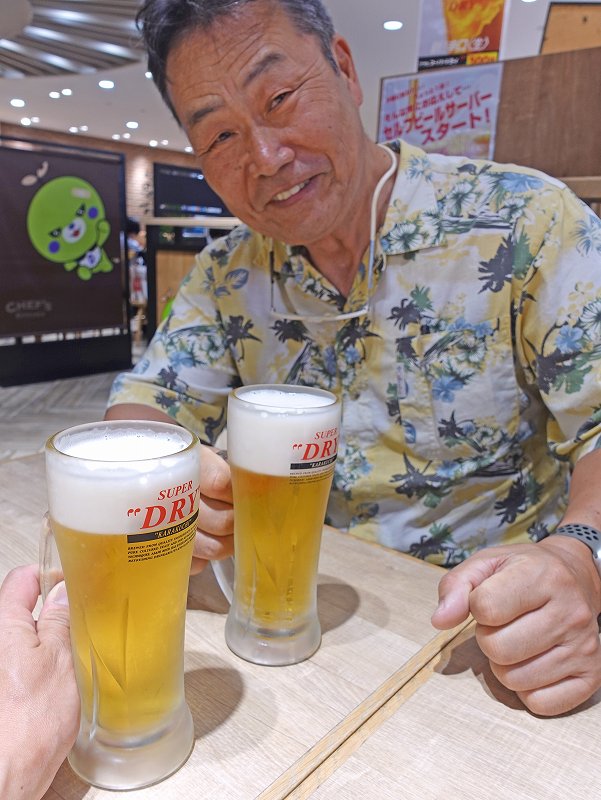 松山空港ビール＠愛南・柏島ダイビングツアー