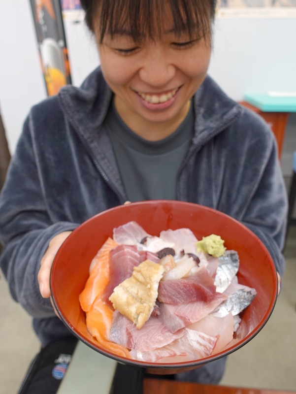 神山鮮魚店＠アフターダイブ伊豆海鮮ランチ