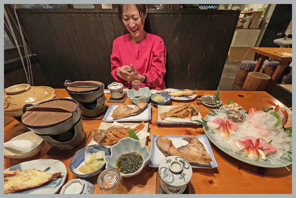 民宿　あまご飯＠田子ダイビング